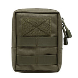 Multifunctional 1000D Outdoor Military Tactical Waist Bag EDC Molle Tool Zipper Waist Pack Accessory Durable Belt Pouch