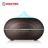 300ml Aroma Diffuser Aromatherapy Wood Grain Essential Oil Diffuser Ultrasonic Cool Mist Humidifier for Office Home