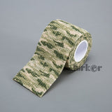 5cmx4.5m Army Camo Outdoor Disguise Hunting Durable Camouflage Stealth Tape Waterproof Wrap For Airsoft Riflescope Camera Lens