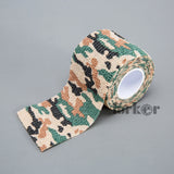 5cmx4.5m Army Camo Outdoor Disguise Hunting Durable Camouflage Stealth Tape Waterproof Wrap For Airsoft Riflescope Camera Lens
