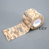 5cmx4.5m Army Camo Outdoor Disguise Hunting Durable Camouflage Stealth Tape Waterproof Wrap For Airsoft Riflescope Camera Lens
