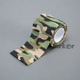 5cmx4.5m Army Camo Outdoor Disguise Hunting Durable Camouflage Stealth Tape Waterproof Wrap For Airsoft Riflescope Camera Lens