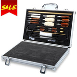 74pcs Universal Hunting Pistol Rifle Pistol Handgun Shotgun Cleaner Gun Cleaning Kit Convenient Case Box Hunting Accessories