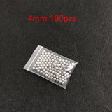 100 pcs/Lot 4mm 5mm 6mm Steel Balls Slingshot Hunting High-carbon Steel Slingshot Balls Catapult Slingshot Hitting Ammo Steel