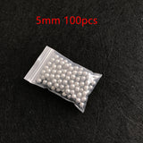 100 pcs/Lot 4mm 5mm 6mm Steel Balls Slingshot Hunting High-carbon Steel Slingshot Balls Catapult Slingshot Hitting Ammo Steel