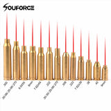New Red Dot Laser Brass Boresight CAL Cartridge Bore Sighter For Scope Hunting
