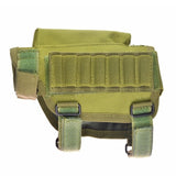 Hot! Nylon Portable Adjustable Tactical Butt Stock Rifle Cheek Rest Pouch Bullet Holder Bag  Hunting Gun Accessories CX76