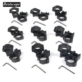 1Pair 30mm/25.4mm Rifle Scope Mount Ring Weaver 11mm / 20mm Base Rail Air Rifle Hunting Dovetail Rail Caza Hunting Accessories