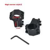 1Pair 30mm/25.4mm Rifle Scope Mount Ring Weaver 11mm / 20mm Base Rail Air Rifle Hunting Dovetail Rail Caza Hunting Accessories
