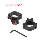 1Pair 30mm/25.4mm Rifle Scope Mount Ring Weaver 11mm / 20mm Base Rail Air Rifle Hunting Dovetail Rail Caza Hunting Accessories