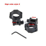1Pair 30mm/25.4mm Rifle Scope Mount Ring Weaver 11mm / 20mm Base Rail Air Rifle Hunting Dovetail Rail Caza Hunting Accessories