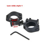 1Pair 30mm/25.4mm Rifle Scope Mount Ring Weaver 11mm / 20mm Base Rail Air Rifle Hunting Dovetail Rail Caza Hunting Accessories