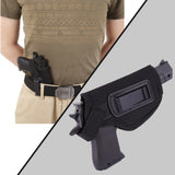 Holster Concealed Soft Comfort Leather Jacket Metal Clip Tactical Waist Sleeve Right Hand Type Revolver Glock Colt 1911 Gun