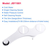 Non-Electric Bidet Attachment Toilet Bidet Seat Self-Cleaning Nozzle-Fresh Water Bidet Sprayer Mechanical Muslim Shattaf Washing
