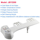 Non-Electric Bidet Attachment Toilet Bidet Seat Self-Cleaning Nozzle-Fresh Water Bidet Sprayer Mechanical Muslim Shattaf Washing