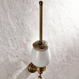 Bathroom Accessories set Antique Brass Collection Carved Bathroom Products wall mounted brass bathroom hardware set