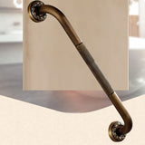 Bathroom Accessories set Antique Brass Collection Carved Bathroom Products wall mounted brass bathroom hardware set