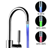 Zhang Ji LED Faucet Light Tap Nozzle RGB Color Blinking Temperature Faucet Aerator Water Saving Kitchen Bathroom Accessories