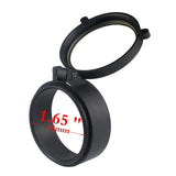30-69MM Transparent Rifle Scope Lens Cover Flip Up Quick Spring Protection Cap Objective Lid for Airsoft Gun Caliber HT37-0072