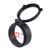 30-69MM Transparent Rifle Scope Lens Cover Flip Up Quick Spring Protection Cap Objective Lid for Airsoft Gun Caliber HT37-0072