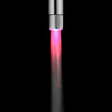 LED Water Faucet Light Single Color 3 Colors Changing Glow Kitchen Tap Aerators Bathroom Faucet