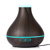 400ml Aroma Essential Oil Diffuser Ultrasonic Air Humidifier with Wood Grain electric LED Lights aroma diffuser