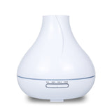 400ml Aroma Essential Oil Diffuser Ultrasonic Air Humidifier with Wood Grain electric LED Lights aroma diffuser
