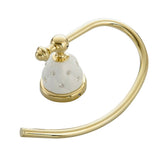 Bathroom Towel Holder Wall Mounted Towel Ring Stainless Steel Tower Rack with Chrome Plating