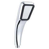 ZHANGJI TOP 300 Holes Water-Saving High Pressure Shower Head Hand Hold Square Bathroom Accessory Chrome ABS Shower Heads ZJ277