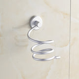 Chrome Finish Wall Mounted Hair Dryer Stand Hotel Bathroom Shelves Shelf Storage Hairdryer Rack Holder Hanger SEP 10