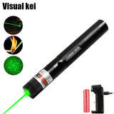 5mW Military 532nm Green Laser 303 Powerful Lazer Pointer verde Pen Sky star Burning Beam Burn Match For 18650 Battery charger
