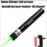 5mW Military 532nm Green Laser 303 Powerful Lazer Pointer verde Pen Sky star Burning Beam Burn Match For 18650 Battery charger