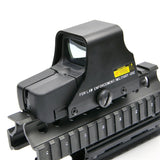 Collimator Holographic Sight Red and Green Dot Optic Sight Reflex Sight with 20mm Rail Mounts for Airsoft Sniper Rifle Hunting