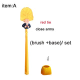 Toilet Brush Holders WC Borstel Donald Trump,Original Trump Toilet Brush, Make Toilet Great Again Commander In Crap Dropship