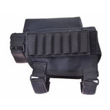2019 New Portable Adjustable Tactical Butt Stock Rifle Cheek Rest Pouch Bullet Holder Bag Rest with Ammo Carrier Case