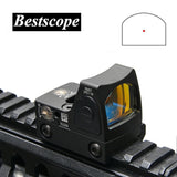 Trijicon Mini RMR Red Dot Sight Collimator Glock / Rifle Reflex Sight Scope fit 20mm Weaver Rail For Airsoft / Hunting Rifle