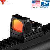 Mini RMR Red Dot Sight Collimator Glock/Rifle Reflex Sight Scope fit 20mm Weaver Rail Voor Airsoft/ hunting Rifle/ Handgun