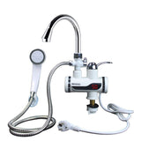 3000W Temperature Display Instant Hot Water Tap Tankless Electric Faucet Kitchen Instant Hot Faucet Water Heater Water Heating