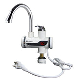 3000W Temperature Display Instant Hot Water Tap Tankless Electric Faucet Kitchen Instant Hot Faucet Water Heater Water Heating