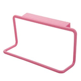 Kitchen Organizer Towel Rack Hanging Holder Cupboard Cabinet Door Back Hanger Towel Sponge Holder Storage Rack for Bathroom